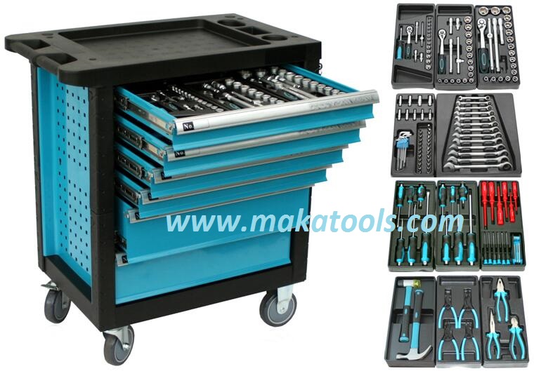 Kraftwelle Tool Trolley 6 Drawers & Werkzeugwagen (MK1618)