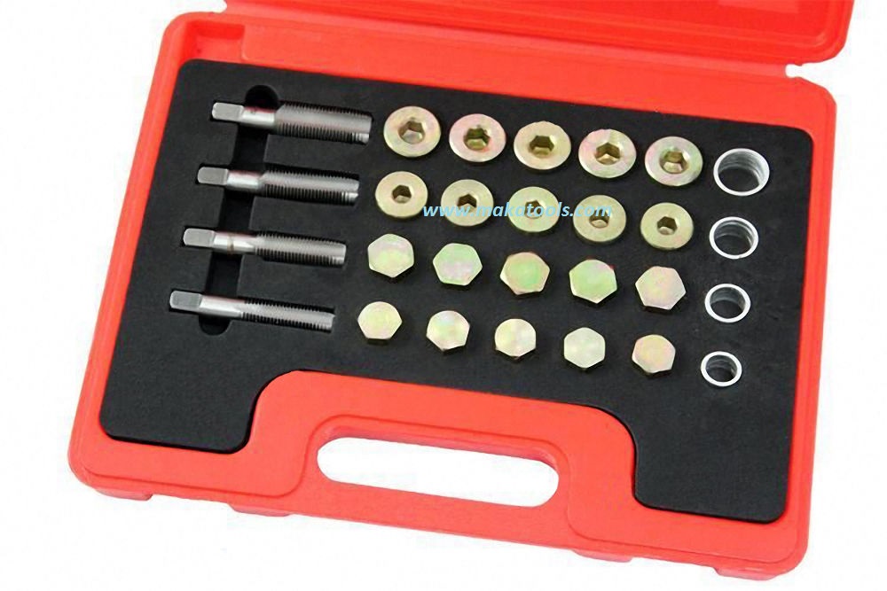 64 Pcs Plus Washers Oil Pan Thread Repair Set (MK0335)